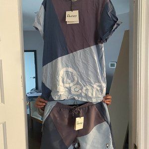 Penfield Purple Sage Shirt and Shorts Coord Set